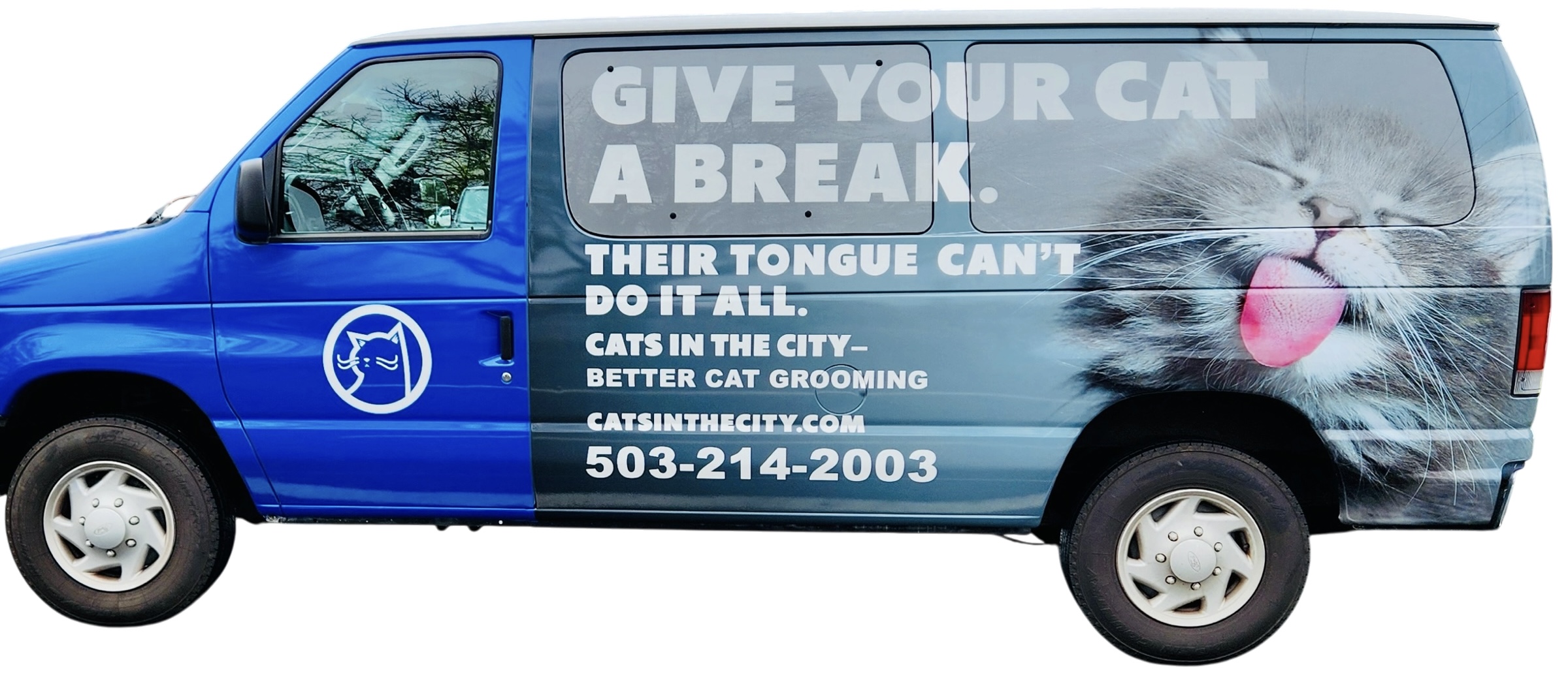 Cats in the City transportation van