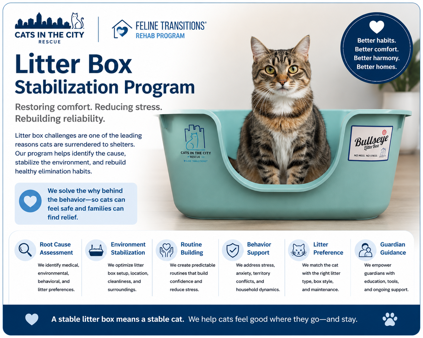 Litter Box Stabilization Program